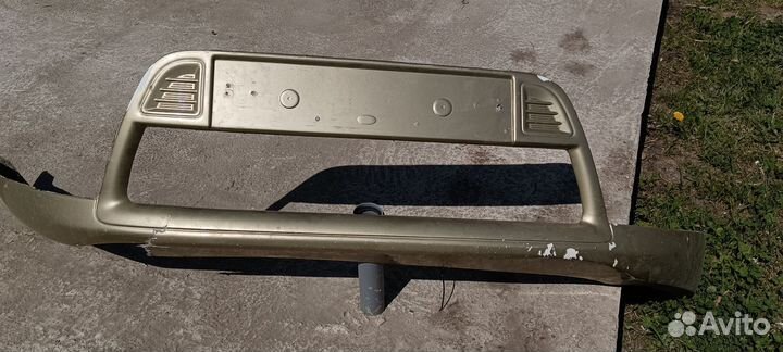 Накладка на передний бампер форд S-max