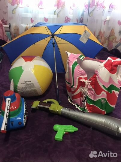 Разные наборы для пляжа и песочные наборы