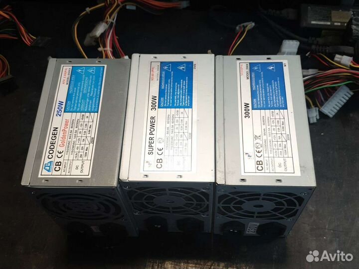 Блоки питания ATX разные б/у