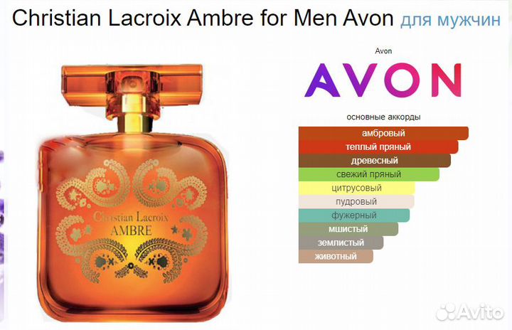 Мужские духи Эйвон Avon раритет, снятость