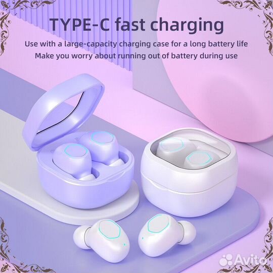 Беспроводные наушники новые