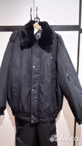 Бушлат+ полукомбинезон охрана. Размер 60-4 зима