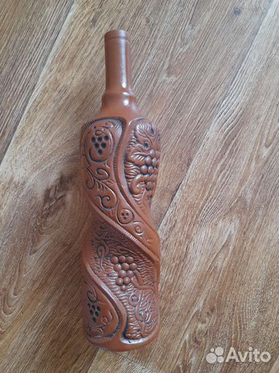 Бутылка винная декоративная