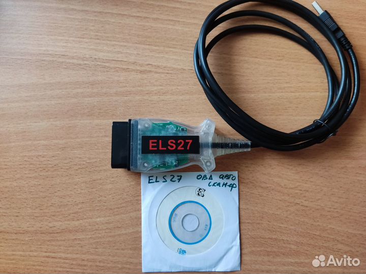 Адаптер ELS27 OBD2 автомобильный