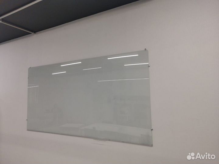 Доска стеклянная 120*240 магнитно-маркерная бу