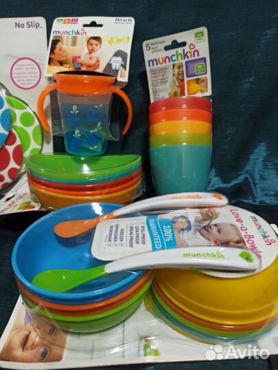 Детская посуда. Для прикорма. Пакетом. Новая