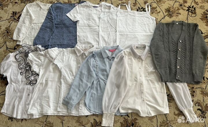 Школьные блузки, футболки, майки