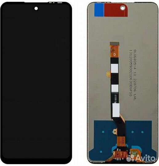 Дисплей для Infinix Hot 11S Черный