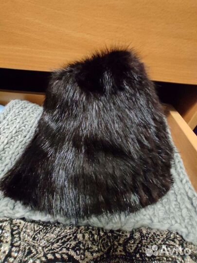 Шапка норковая женская