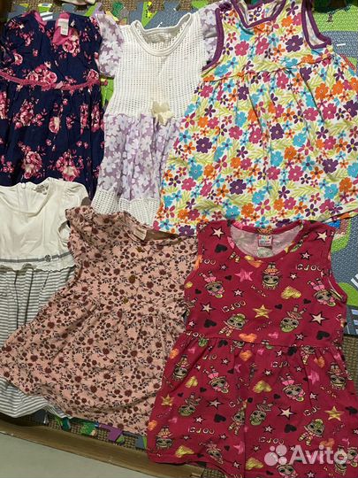 Детские вещи пакетом на девочку 98 104