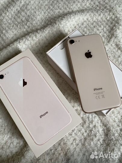 Телефон iPhone 8, Gold, 64GB
