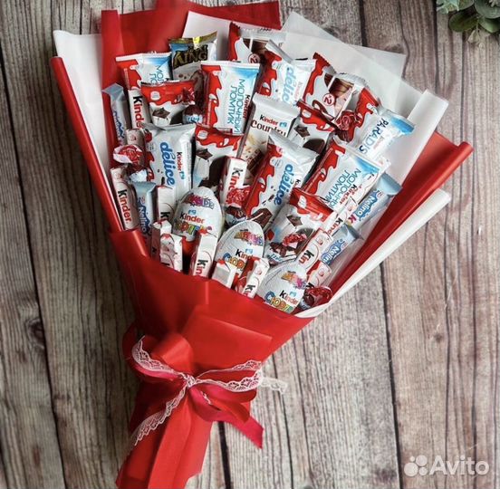 Букет из киндеров