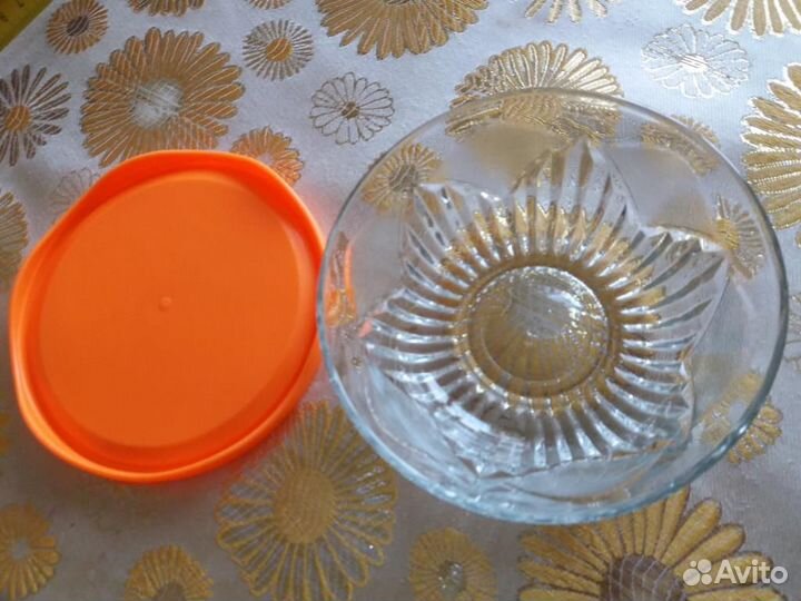 Вазочка для варенья, меда с силиконовой крышкой