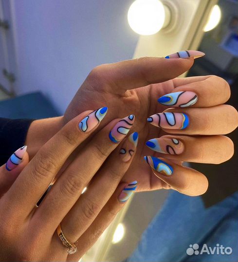 Маникюр наращивание