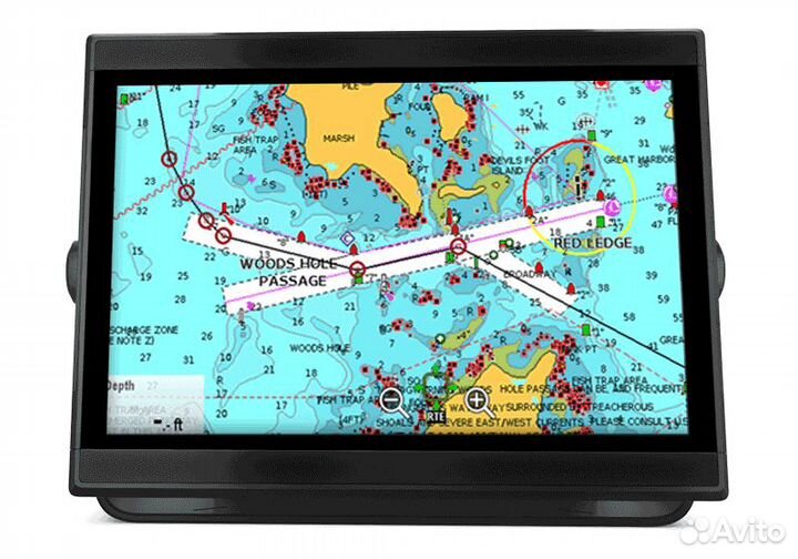 Карта глубин для эхолота Garmin