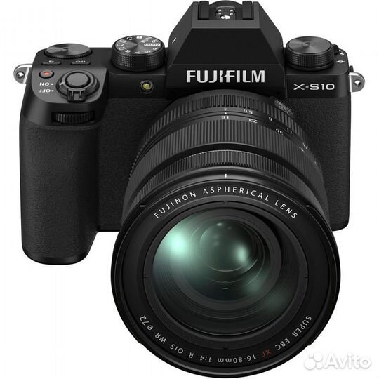 Fujifilm X-S10 Kit XF16-80mm F4 R OIS WR Black
