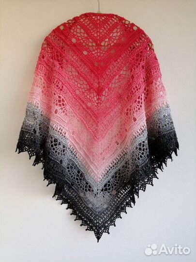 Шаль ручной работы