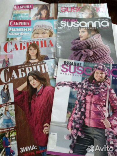 Burda moden, Вязание Susanna, Diana, Сабрина