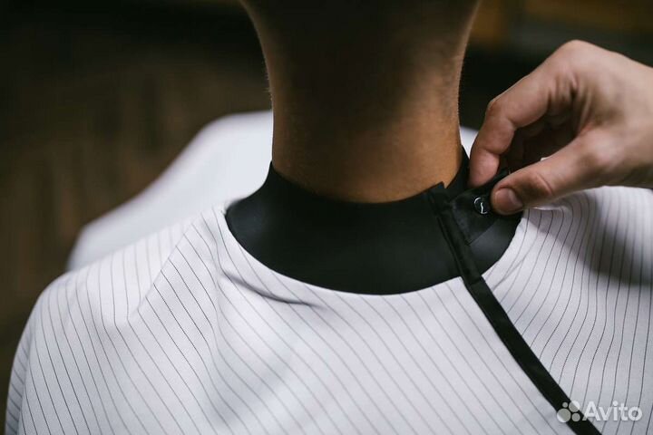 Пеньюар с неопреновым воротником rebel barber