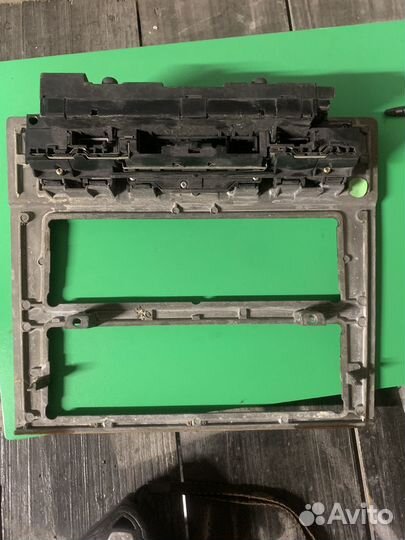 Деревянная вставка в панель w210