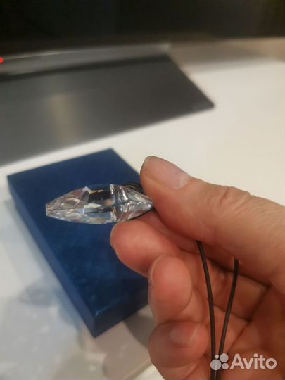 Swarovski кулон сердце +кулон муранское стекло