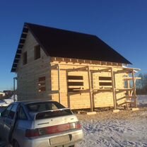 Домокомплект из бруса 7.5х11.5 м с террасой