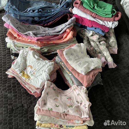 Вещи пакетом на девочку 86 92