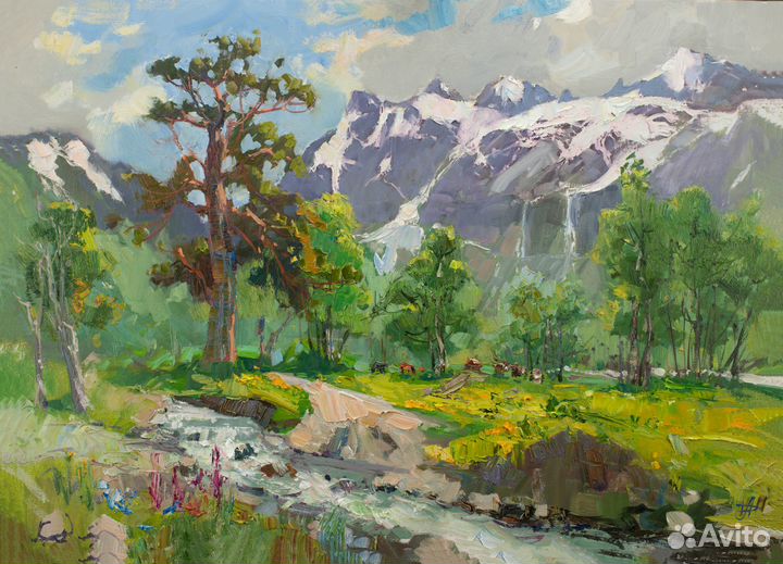 Пейзажи Архыза. Кисти Анны Давыдченко