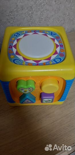 Развивающий кубик babygo свет звук