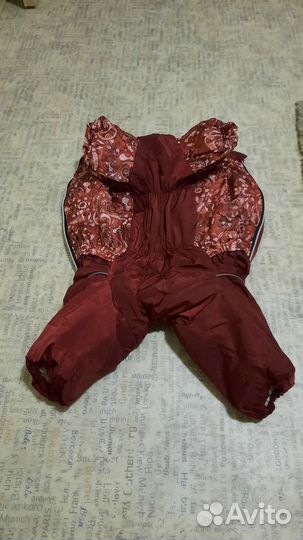 Зимний комбинезон для средней собаки