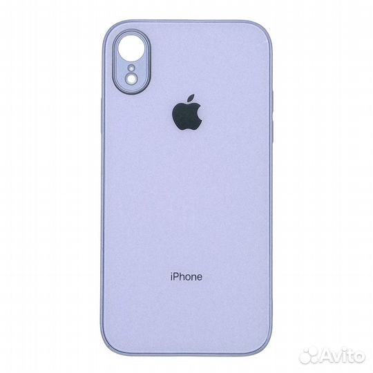 Чехол со стеклянной панелью для iPhone XR