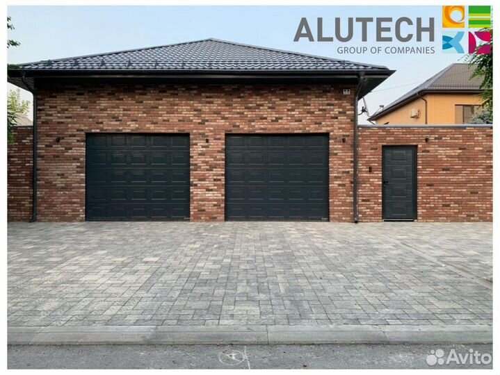 Секционные ворота alutech