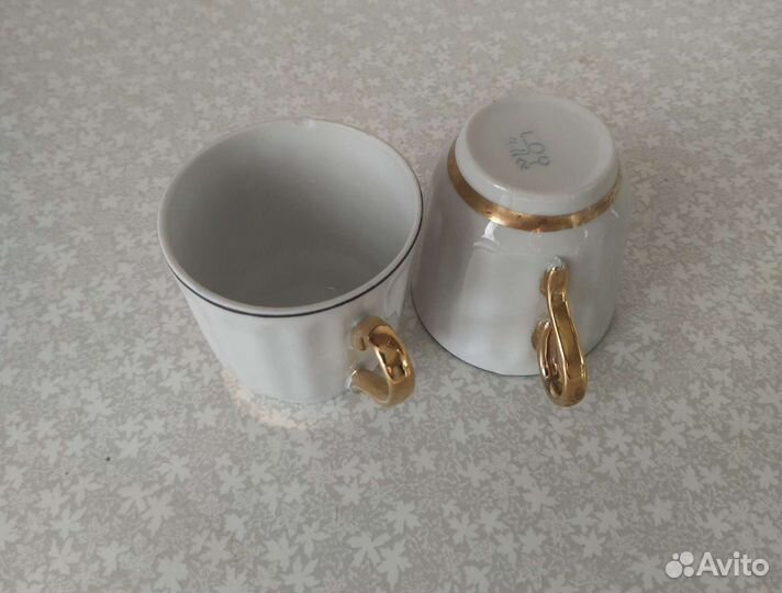 Кофейный сервиз фарфор, бутыль СССР