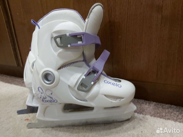 Коньки Oxelo 32-34 раздвижные