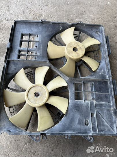 Cadillac srx диффузор с вентиляторами