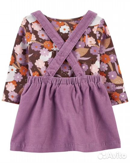 Комплект carters для девочки 74,80,86