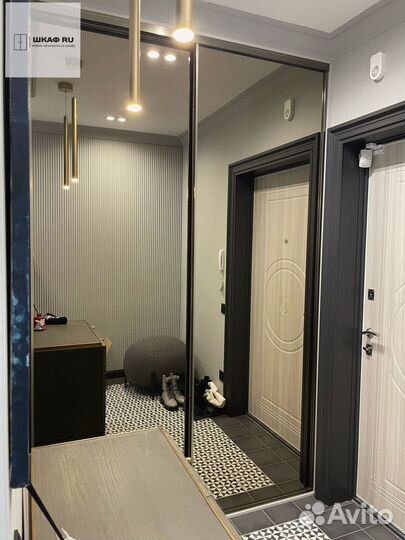 Шкаф распашной с фрезерованными фасадами