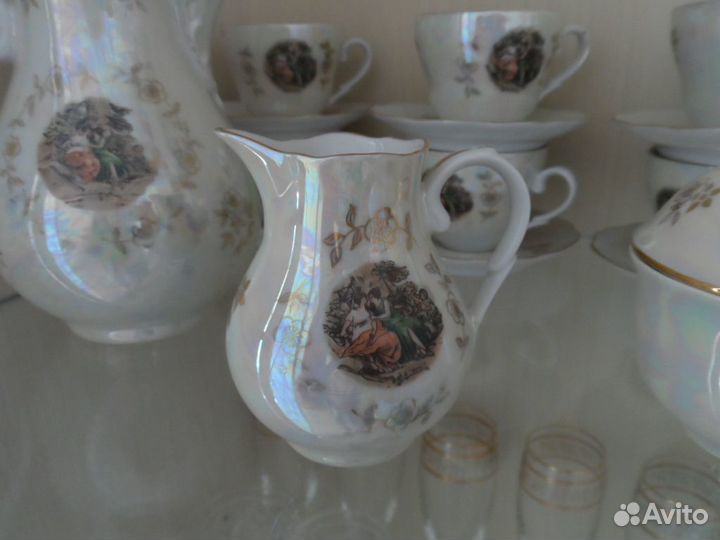 Кофейный сервиз гдр (Kahla) с мадоннами