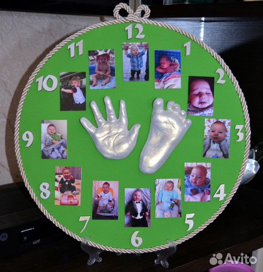 Слепочки (отпечатки) ручек и ножек малышей