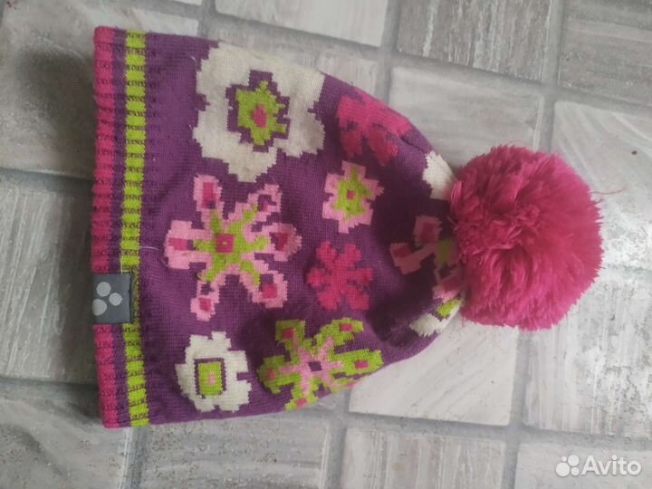 Шапка для девочки Хуппа