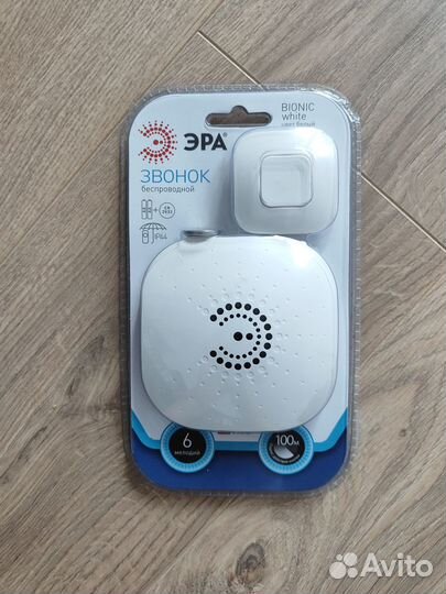Звонок беспроводной Эра дальность кнопки 100м