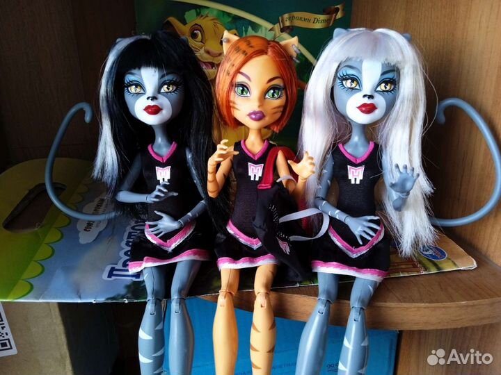 Куклы монстер хай кошки черлидерши