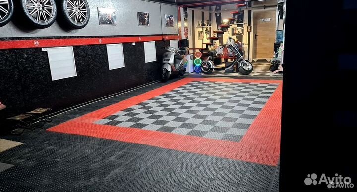 Модульное покрытие для гаража