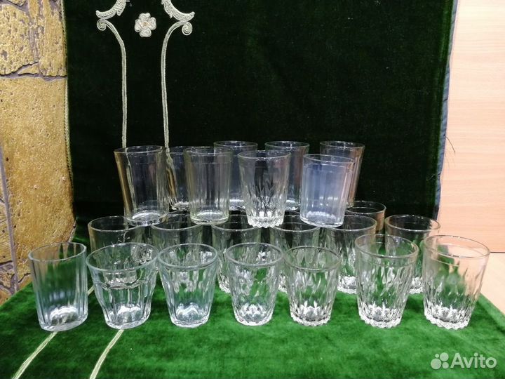 Граненый стакан / стаканы 200-250мл стекло СССР