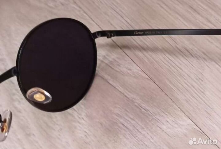 Очки солнцезащитные UV Cartier 8306 Чёрные новые