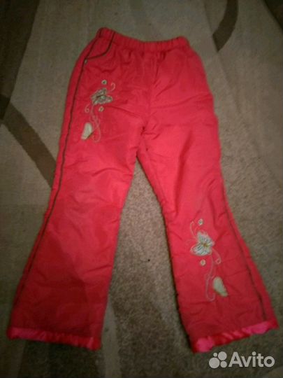 Брюки лыжные на флисе