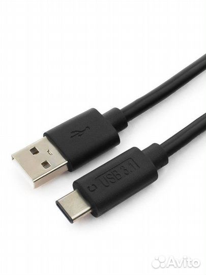 Кабель USB 2.0 AM/USB Type-C 1м Cablexpert белый