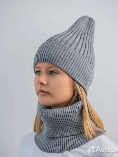Новые демисезонные комплекты шапка+снуд