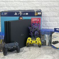 Sony PlayStation 4 pro 1тб / 500 игр в подарок