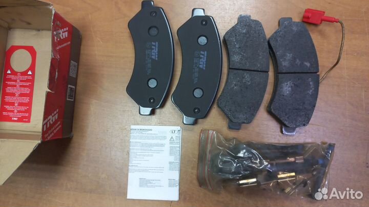 Колодки тормозные передние Fiat Ducato